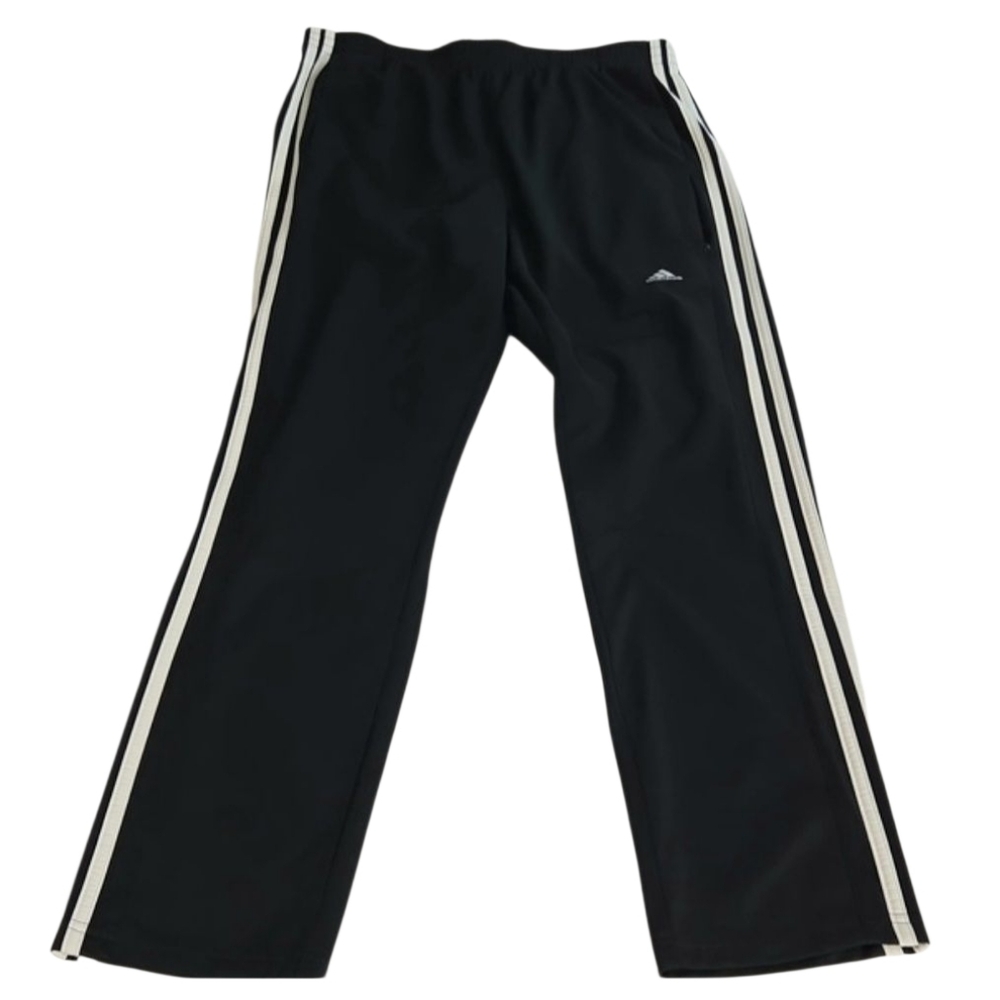 Adidas Weekender Taper Black Joggers with White Stripes BK0772